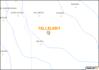 map of Tall al Ḩāʼiţ