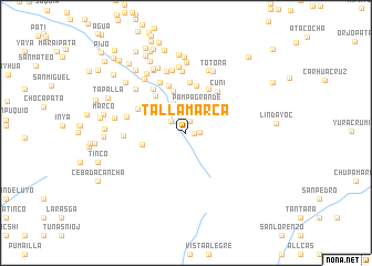 map of Tallamarca