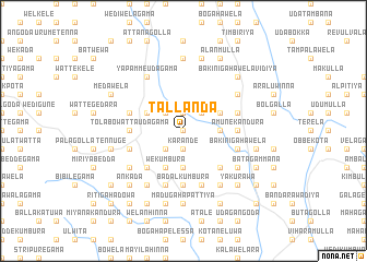 map of Tallanda