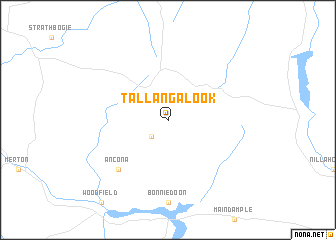 map of Tallangalook