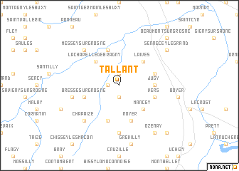 map of Tallant