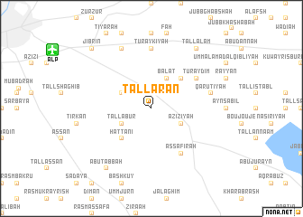 map of Tall ‘Aran