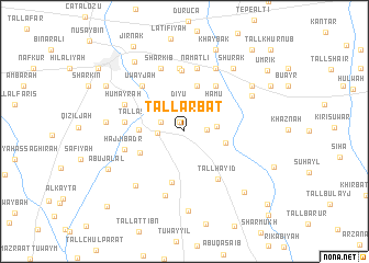 map of Tall Arbāţ