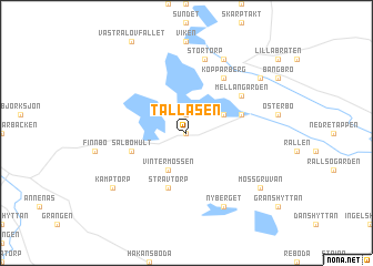 map of Tallåsen