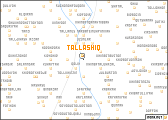 map of Tall ‘Āshiq