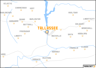 map of Tallassee