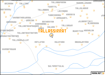map of Tall as Sirrāţ