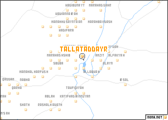 map of Tallat ad Dayr