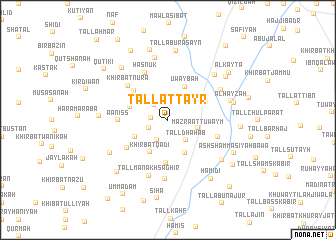 map of Tall aţ Ţayr