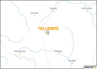 map of Tallawang