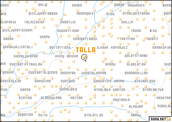 map of Tallā