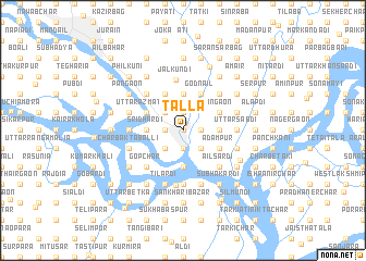 map of Talla