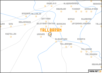 map of Tall Barām