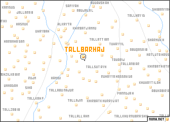 map of Tall Barhaj