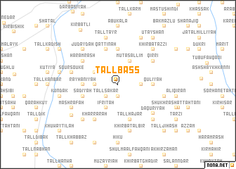 map of Tall Başş