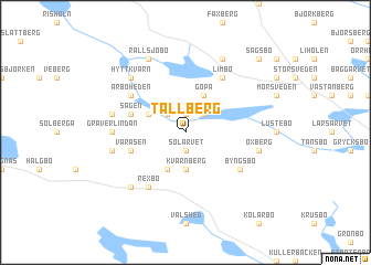 map of Tällberg