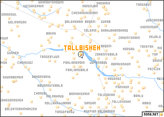 map of Tall Bīsheh