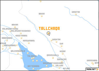 map of Tall Chaqā