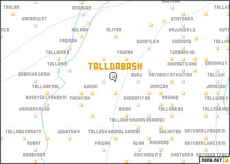 map of Tall Dabash