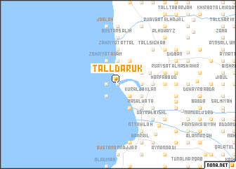 map of Tall Dārūk