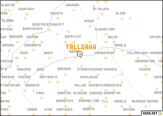 map of Tall Daww