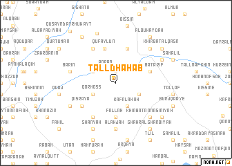 map of Tall Dhahab