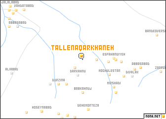 map of Tall-e Naqār Khāneh