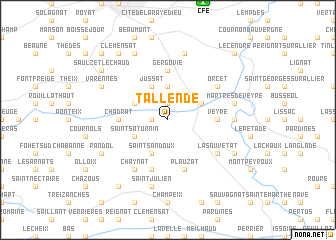 map of Tallende