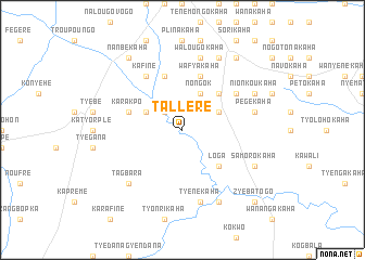map of Talléré