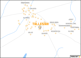 map of Tall-e Sīāh