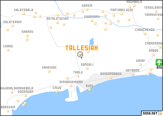 map of Tall-e Sīāh