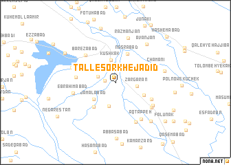 map of Tall-e Sorkh-e Jadīd