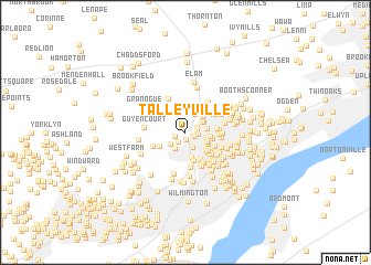 map of Talleyville