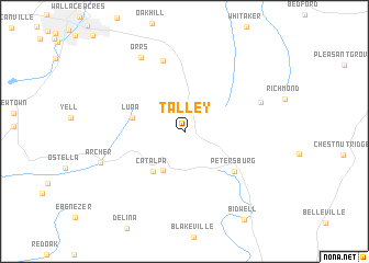 map of Talley