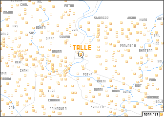 map of Talle