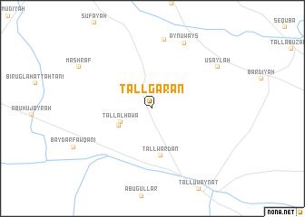 map of Tall Garān