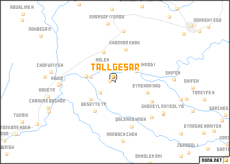 map of Tall Gesar