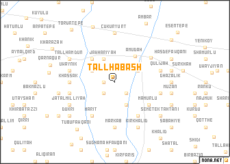 map of Tall Ḩabash