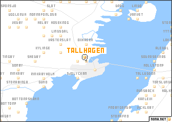 map of Tallhagen