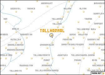 map of Tall Harmal