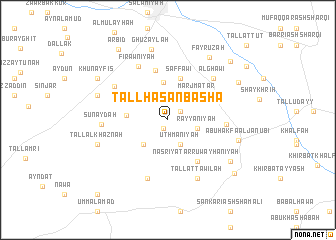 map of Tall Ḩasan Bāshā