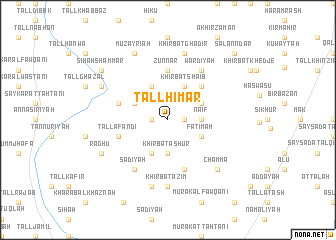 map of Tall Ḩimar