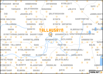 map of Tall Ḩusayn