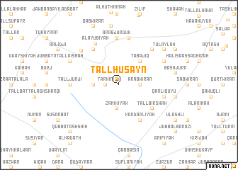 map of Tall Ḩusayn