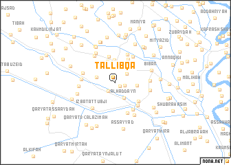 map of Tallibqā