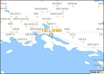 map of Tallimäki