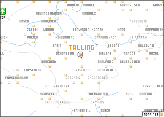 map of Talling