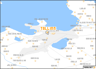 map of Tallinn