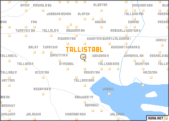 map of Tall Isţabl