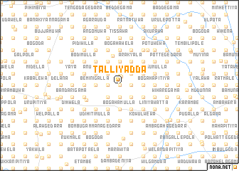 map of Talliyadda